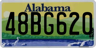 AL license plate 48BG620