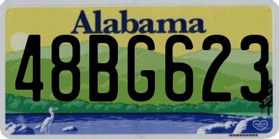AL license plate 48BG623