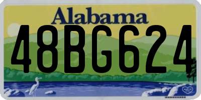 AL license plate 48BG624
