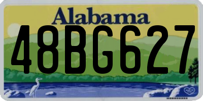 AL license plate 48BG627