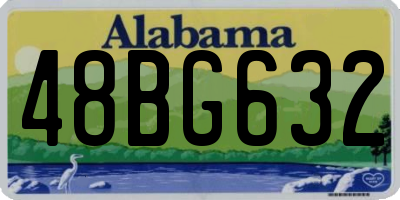 AL license plate 48BG632