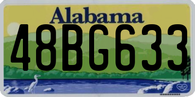 AL license plate 48BG633