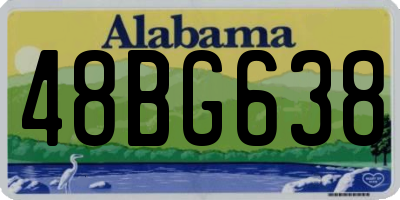 AL license plate 48BG638