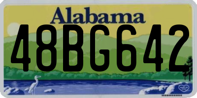 AL license plate 48BG642