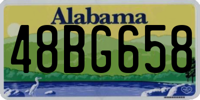 AL license plate 48BG658
