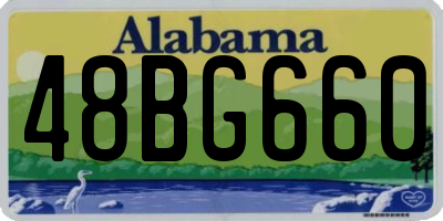 AL license plate 48BG660