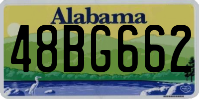 AL license plate 48BG662