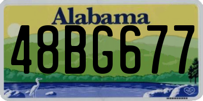 AL license plate 48BG677