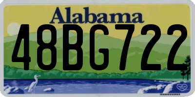 AL license plate 48BG722