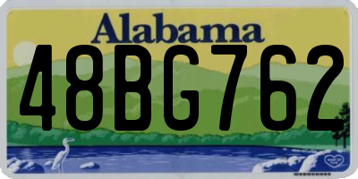 AL license plate 48BG762