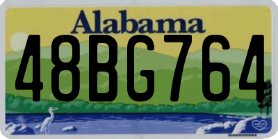 AL license plate 48BG764