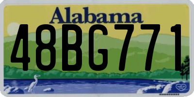 AL license plate 48BG771