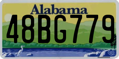 AL license plate 48BG779