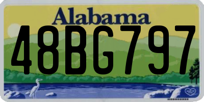 AL license plate 48BG797