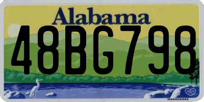 AL license plate 48BG798