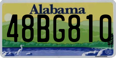 AL license plate 48BG810