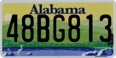 AL license plate 48BG813
