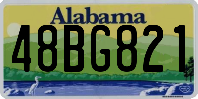 AL license plate 48BG821