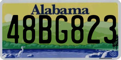 AL license plate 48BG823