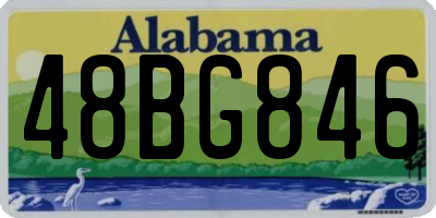 AL license plate 48BG846