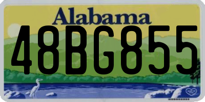 AL license plate 48BG855