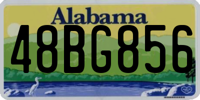 AL license plate 48BG856