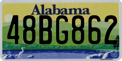 AL license plate 48BG862