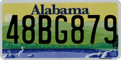 AL license plate 48BG879