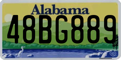 AL license plate 48BG889