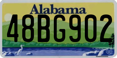 AL license plate 48BG902