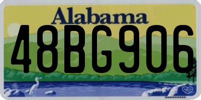 AL license plate 48BG906