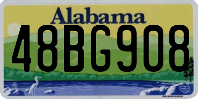 AL license plate 48BG908