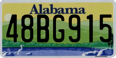 AL license plate 48BG915