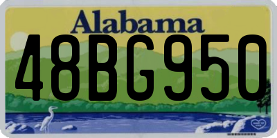 AL license plate 48BG950