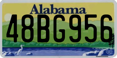 AL license plate 48BG956