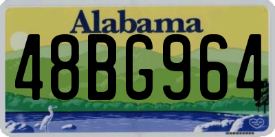 AL license plate 48BG964