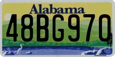 AL license plate 48BG970