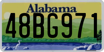 AL license plate 48BG971