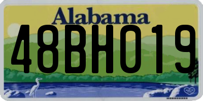AL license plate 48BH019