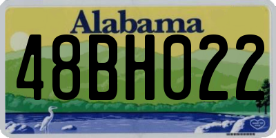 AL license plate 48BH022