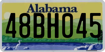AL license plate 48BH045