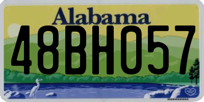 AL license plate 48BH057