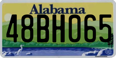 AL license plate 48BH065