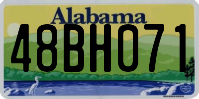 AL license plate 48BH071