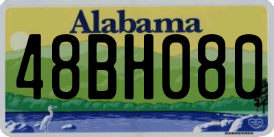 AL license plate 48BH080