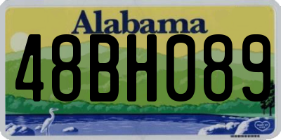 AL license plate 48BH089