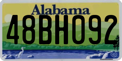 AL license plate 48BH092