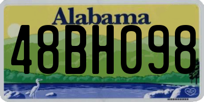 AL license plate 48BH098