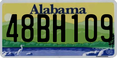 AL license plate 48BH109