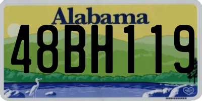 AL license plate 48BH119
